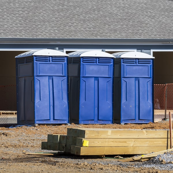 are there any restrictions on where i can place the porta potties during my rental period in Pleasant Hill IA